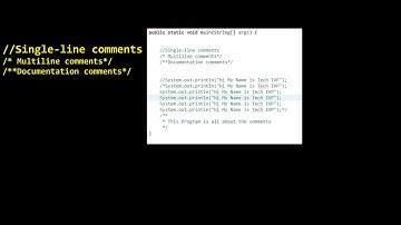 Java Comments Explained | Single-line, Multi-line, and Documentation Comments #9