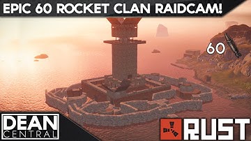 HUGE 60 Rocket Raid! | Cinematic Raid Cam | Rust