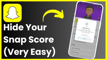 How To Hide My Snapchat Score ! [EASY STEPS]