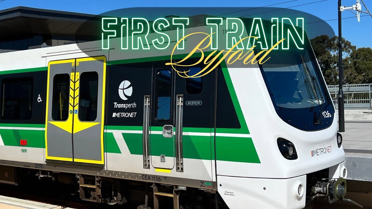 Byford Rail Extension First Train