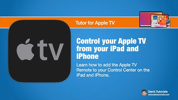Control your Apple TV from your iPad and iPhone