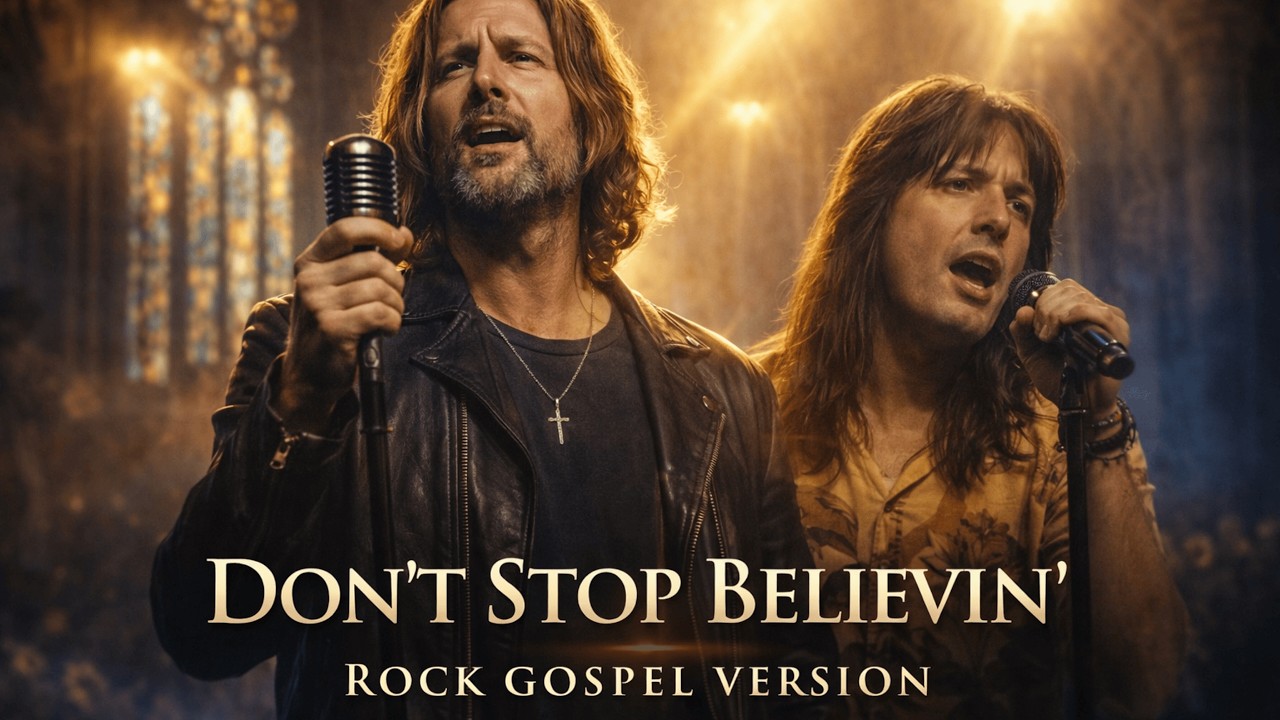 THIS ROCK ANTHEM WILL IGNITE YOUR FAITH 🔥 – Don’t Stop Believin’ ( Journey) | Rock Gospel Version