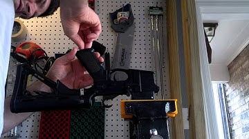 Changing ar15 pistol grip to magpul MOE grip.