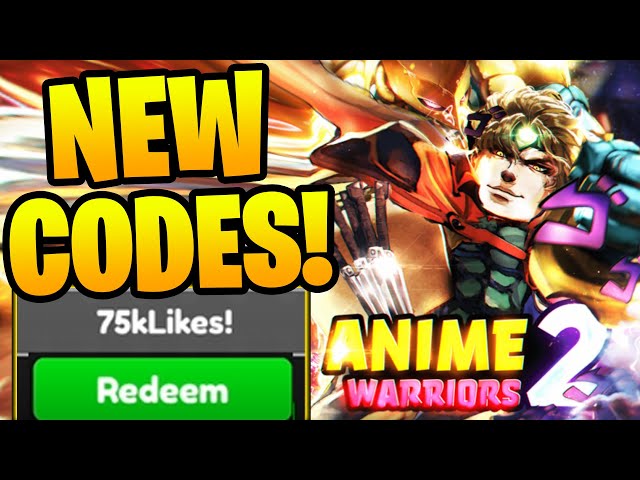 NEW* ALL WORKING CODES FOR ANIME WARRIORS 2 IN JUNE 2023! ROBLOX ANIME  WARRIORS SIMULATOR 2 CODES 