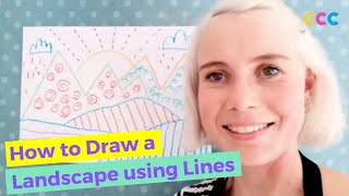 How to Draw a Landscape using Lines