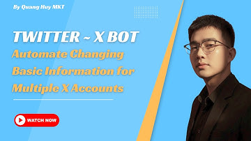 Automate Changing Basic Information for Multiple Twitter/X Accounts | Twitter Bot