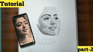 Resmika Mandanna Drawing Tutorialpart-2