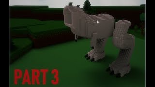🐲*TUTORIAL* T-rex Dinosaur Mech PART 3!🐲| Roblox Build a Boat
