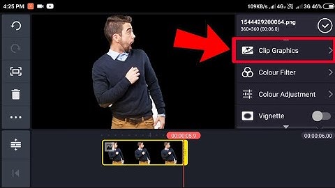 How to use Clip graphics in Kinemaster || Sky Light ||