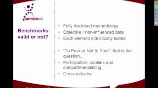 Better business decisions through Benchmarking Part 2