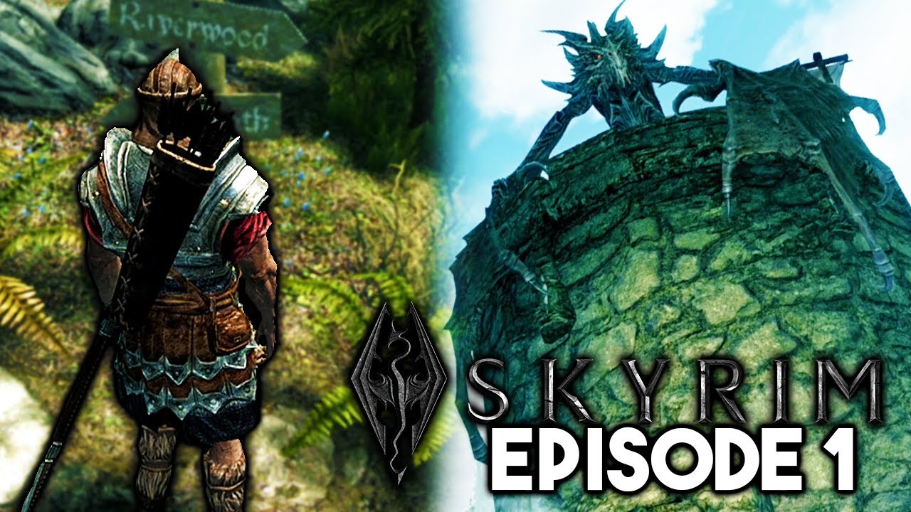 Playing SKYRIM For The FIRST TIME! (Skyrim Blind Playthrough Part 1 ...