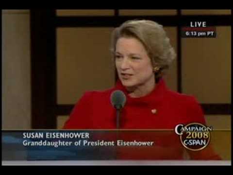 08/28/08 Susan Eisenhower at Democratic National C...
