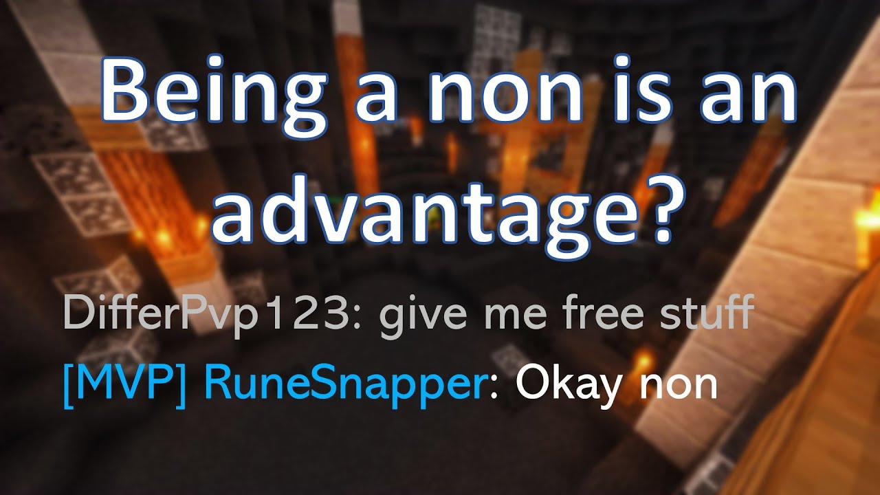 Does being a non, give you an advantage? (hypixel skyblock)