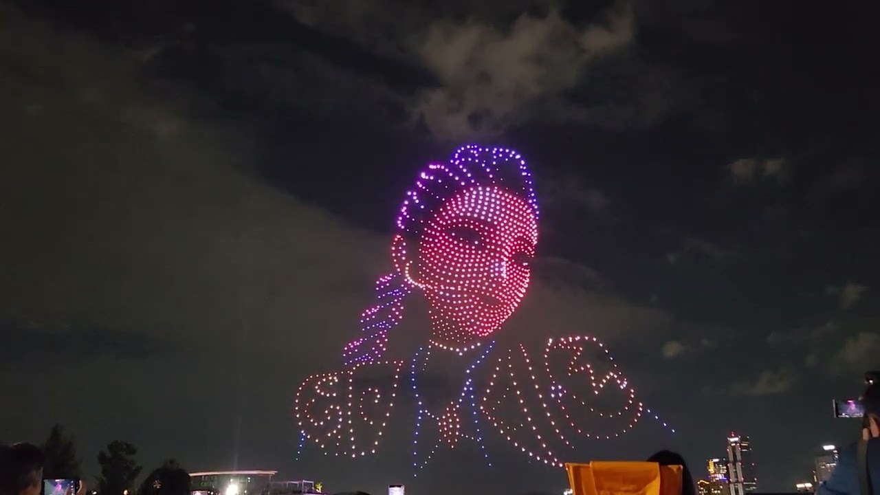 #한강드론쇼케이팝데몬헌터즈드론쇼