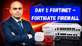 🔥 Fortinet FortiGate Firewall Training LIVE | Day 1 | Next-Gen Firewall &amp; Cyber Security
