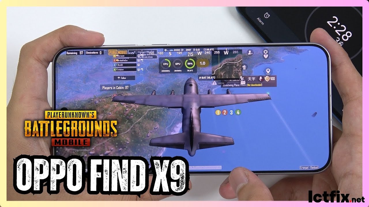 Oppo Find X9 PUBG Mobile Gaming test | Dimensity 9500, 120Hz Display