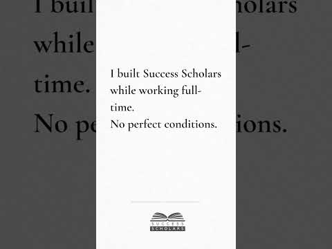 Build While Working Full-Time: No Perfect Conditions