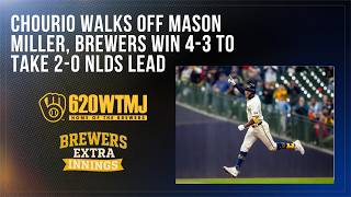 POSTGAME LIVE: JACKSON CHOURIO WALKS OFF MASON MILLER TO GIVE BREWERS 2-0 NLDS LEAD | BEI Update