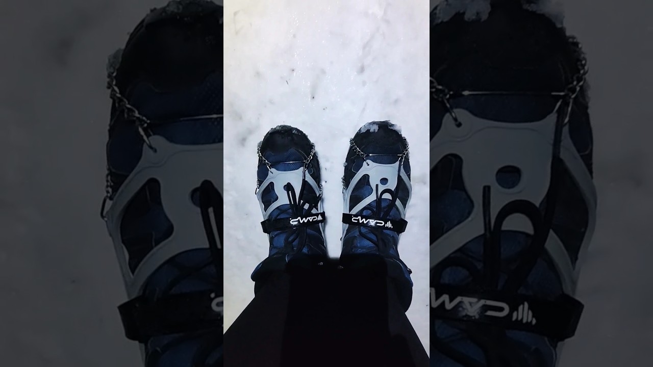 Бег в ледоступах 