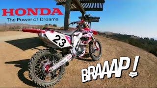 Honda CRF250R At Metcalf Motorcycle DirtBike Track