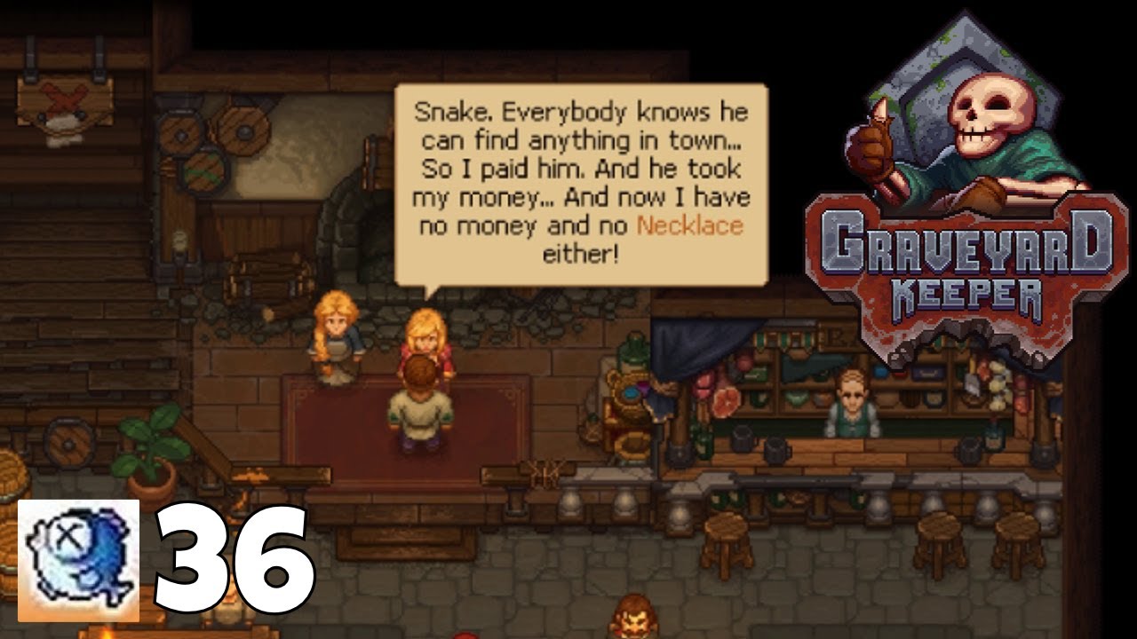 Graveyard Keeper Ep 36 Tale of the Necklace Gameplay Let's Play