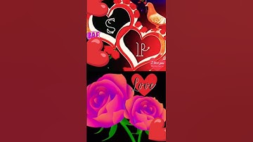 s love p name status video 🌹 s love p letter status video new trending name art #ravindra_ranjan