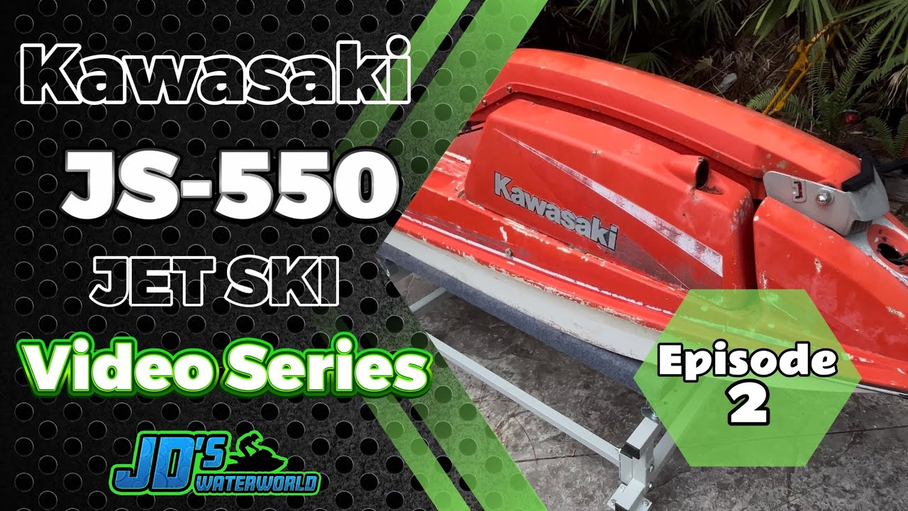 Episode 2: Restoration of a 1985 Kawasaki JS550 Jet Ski - Prepping for ...