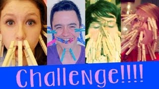 The Clothespin Challenge! (w/ friends!)