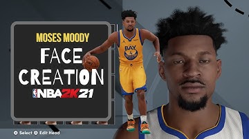 Moses Moody Face Creation In NBA2K21 (Full Tutorial + Kyrie 7 "Atomic Orange Shoe Creation)
