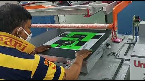 Screen printing machines to achieve high quality prints in lower prices with timely delivery
