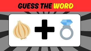 Can You Guess The Word by Emoji | Guess By Emoji Challenge 2024