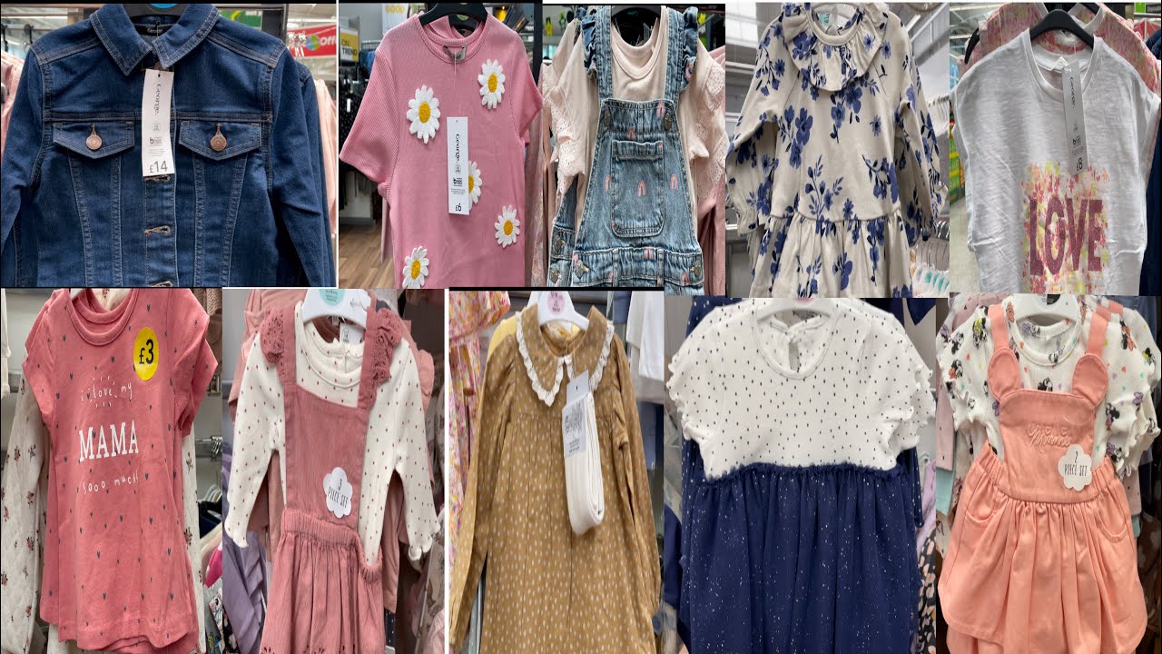 ASDA GEORGE KIDS SUMMER COLLECTION 2023 | ASDA Baby Girls Collection come shop with me