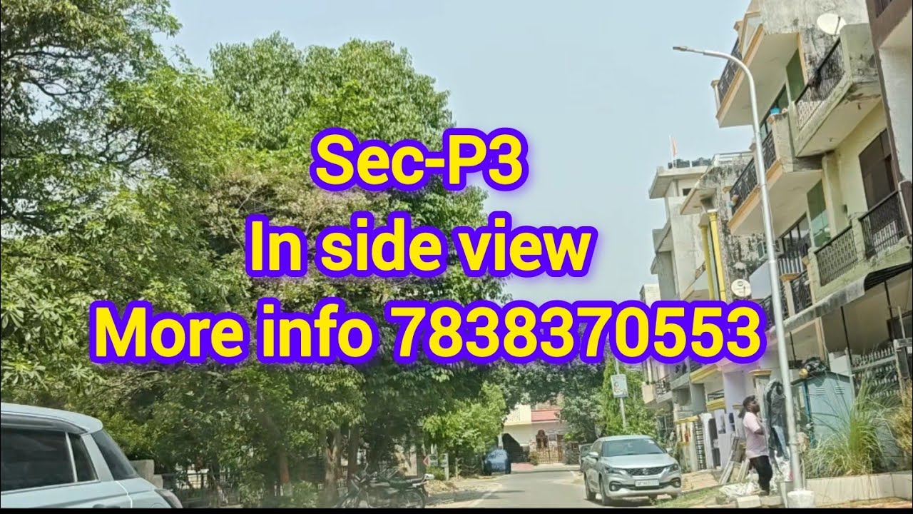 Sector P3 Greater Noida inside view corner green belt park facing plot size 200mtr & 120mtr