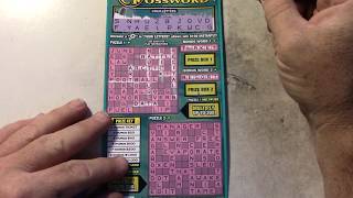 Playing Fun Mystery Crossword Awesome California Lottery Scratcher