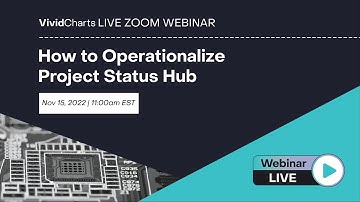 How to Operationalize Project Status Hub