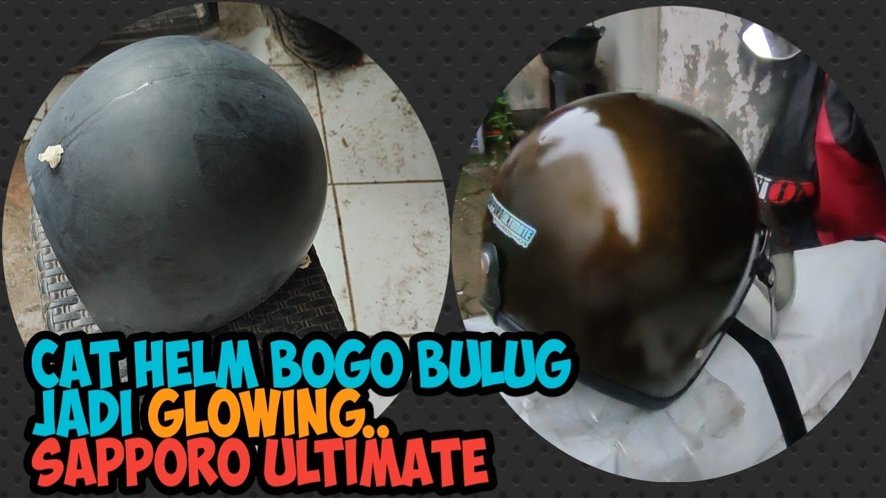 REPAINT Helm Bogo || Bulug jadi Glowing | MAGNESIUM M56