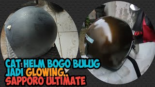 Repaint Helm Bogo Bulug Jadi Glowing Magnesium M56