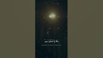 ﴿وَهُوَ مَعَكُمْ أَيْنَ مَا كُنتُمْ ۚ وَاللَّهُ بِمَا﴾ [الحديد:4] القارئ:شريف مصطفى #القرآن_الكريم .