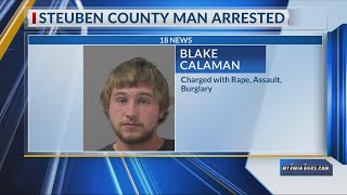 Steuben County rape suspect released on bail; charged with burglary & assault