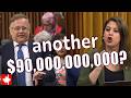 Another 90 Billion Liberals LOSE IT As Conservatives Say Who Thought Trudeau Could Be Outspent 