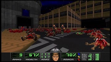 Doom 2 - Sawdust (Map 7: The Intersection): Ultra Violence 100%