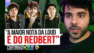 CARTINHAS DO CBLOL: NOTAS DA LOUD CAMPEÃ CONTRA A RED CANIDS