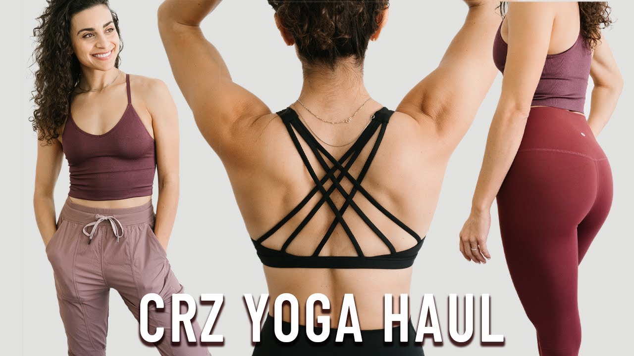 CRZ YOGA TRY ON HAUL  Best lulu align dupes - CRZ YOGA x