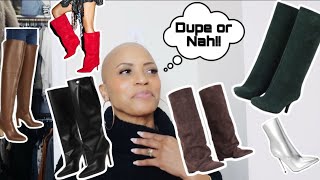 END OF SEASON BOOT HAUL !! SHEIN | JUSTFAB | AKIRA. Shop off season!! Designer Dupes😊😊