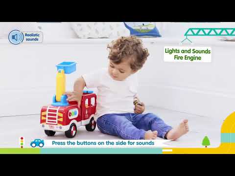 whizz world lights and sounds fire engine