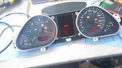 iProg Pro Audi A6 C6 Q7 dashboard / instrument cluster turn on Can Bus