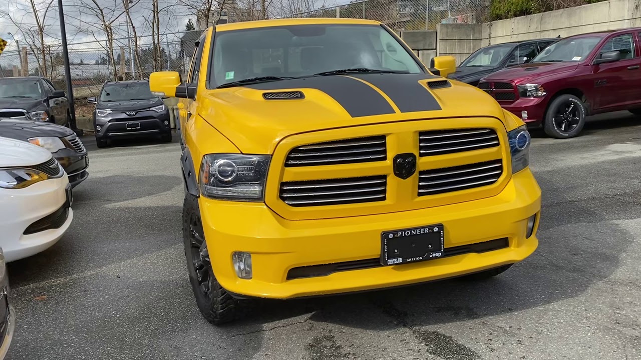 2016 Ram 1500 4x4 Stinger Yellow