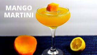 Mango Martini | How to Make a Mango Martini Cocktail Recipe