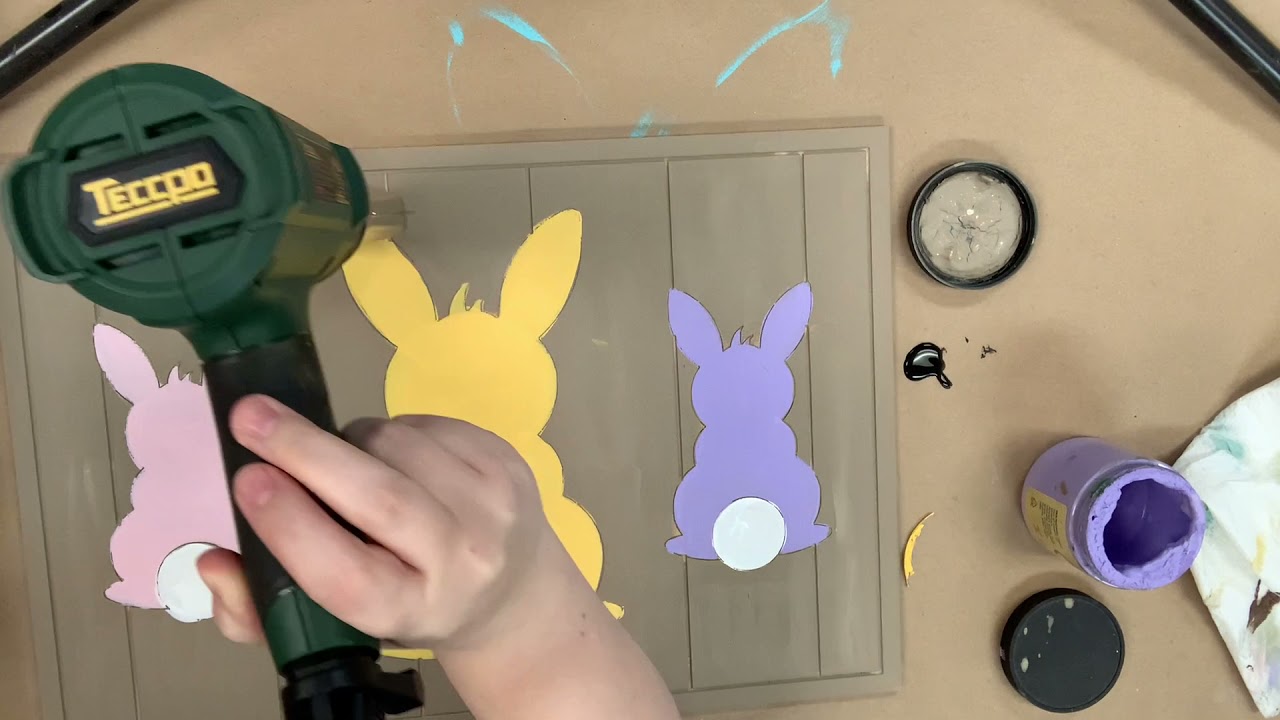 3 Bunnies Plaque Paint Tutorial s7bb16