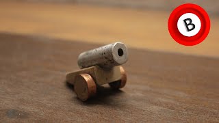 Making a Powerful mini Canon using Soda cans!